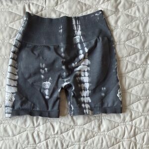 Gray Tie-Dye Women's Shorts